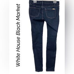 White House Black Market Mid-rise Blue Jeans | Size 2